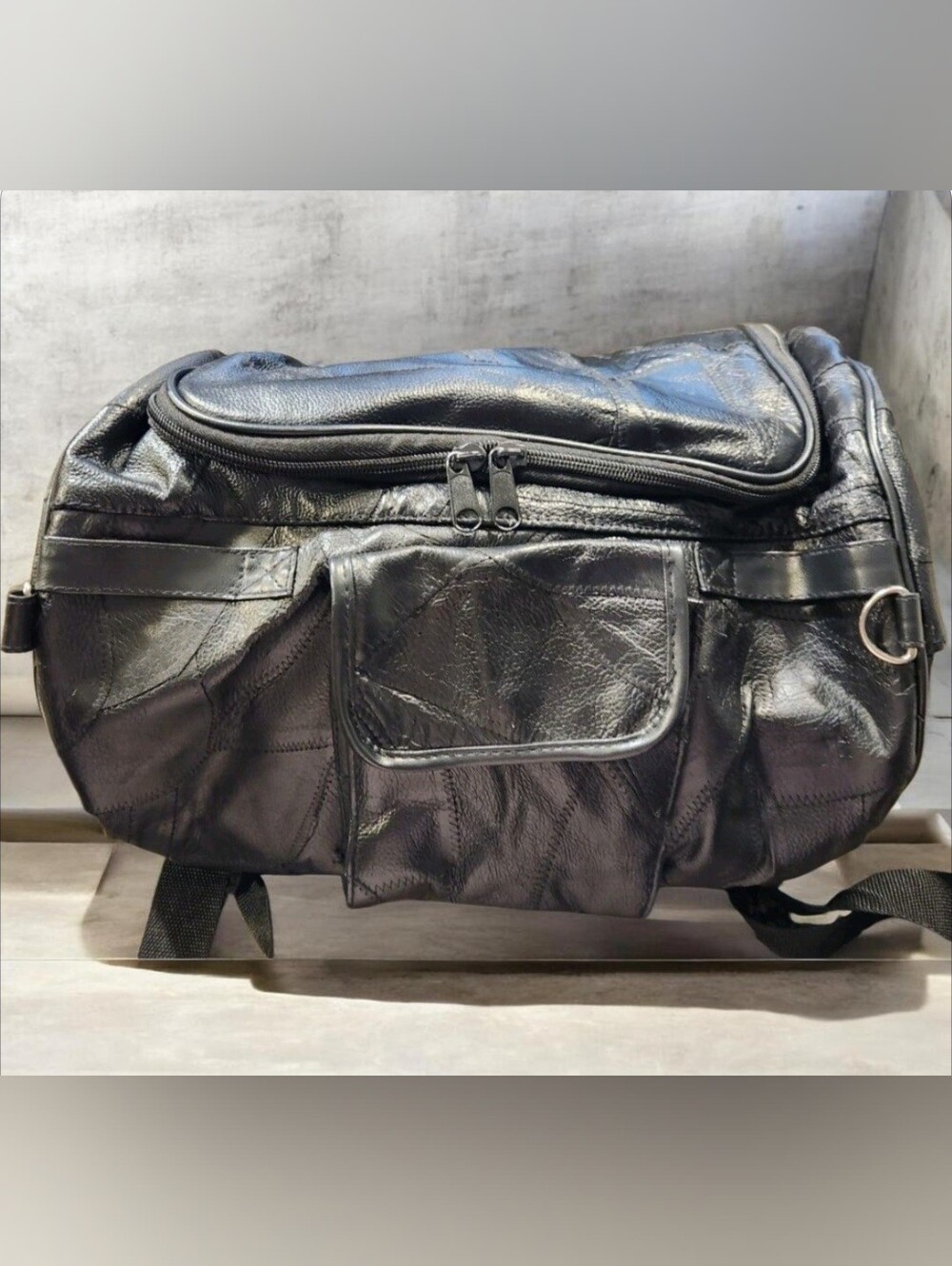 Diamond Plate NWT Diamond Plate Genuine Buffalo Leather Bag